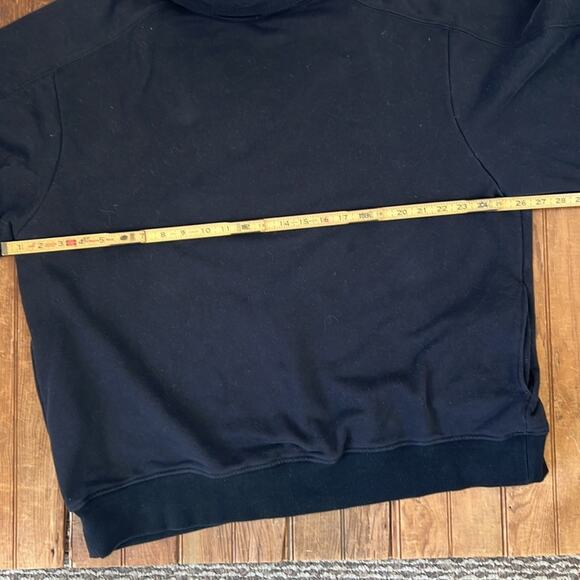 Nap women’s oversized boxy turtleneck, sweatshirt balloon sleeves, black - Picture 4 of 7